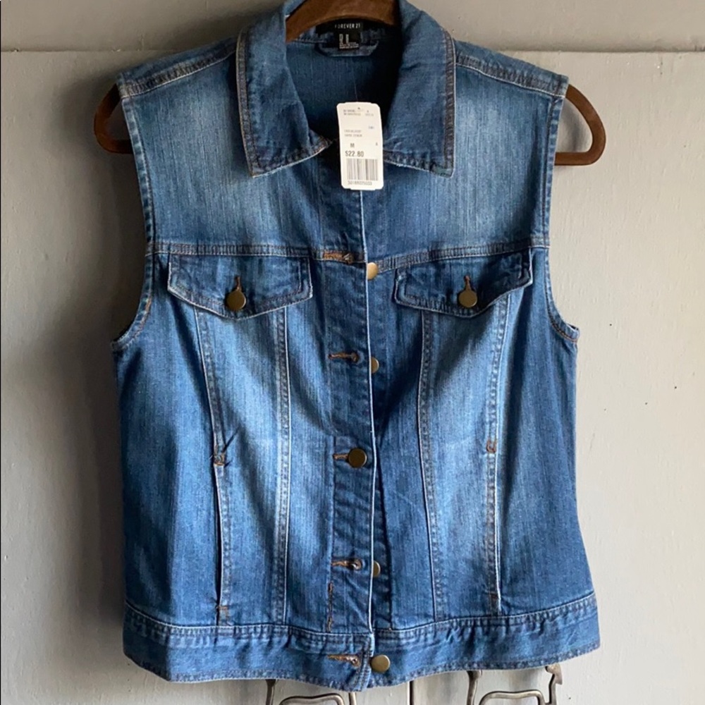 Denim vest